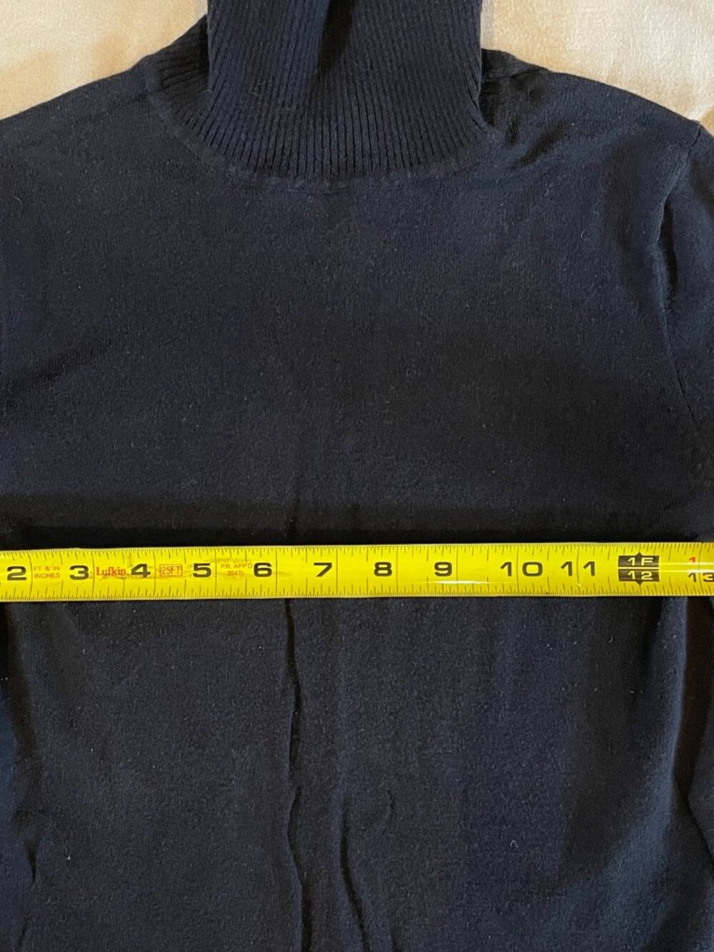Gap Navy Turtleneck Cotton Nylon Lycra Knit Top xs - Picture 5 of 7